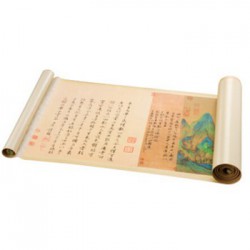 故宫千里江山图丝绸钞券版 15.5米长国家印