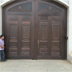 孟州市庭院铜大门（电动铜门）推荐东皇铜门